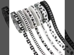 ইস্টার রিবন, কালো এবং সাদা ইস্টার মালা, প্রহর সজ্জা রিবন, ইস্টার ডিম বাস্কেট, উপহার প্যাকেজ