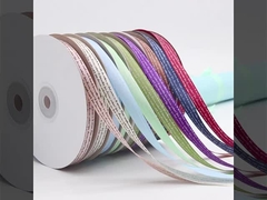 2 সেমি সবুজ রিবন উপহার বাক্স প্যাকেজিং ফুল কেক রিবন BESTWISHES গরম স্ট্যাম্পিং উপহার রিবন