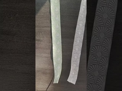 2.5 সেমি চীনা ঐতিহ্যবাহী নিদর্শন মাছ স্কেল নিদর্শন রিবন ফুল প্যাকেজিং স্যুভেনির প্রসাধন ম্যাট