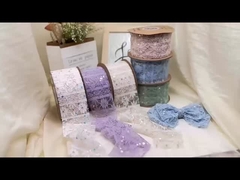 কোরিয়ান স্টাইলের হাই-এন্ড ফিশ ম্যান লেস রিবন 7 সেমি চুলের আনুষাঙ্গিক হাই-এন্ড অনুভূতি দিয়ে DIY রিবন সেমি-ফিন