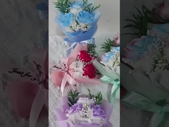 স্যুপ ফুল লাল গোলাপ ফুলের তোড়া Qixi ভ্যালেন্টাইনস ডে জন্মদিন উপহার গাড়ী ফুলের তোড়া প্রেমিকা জন্য