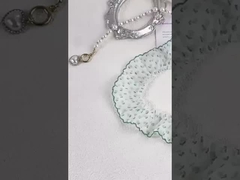 ছোট ফুলের প্লেড স্কার্ট প্রান্ত বোনা টেপ