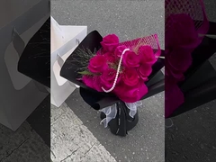 কোরিয়ান স্টাইলের সকালের কুয়াশা রোল, সলিড রঙের কাগজ, ত্বকের অনুভূতি সহ ম্যাট ফিল্ম, জলরোধী ফুলের আবরণ