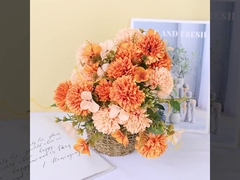 কৃত্রিম ক্রাইসেন্থেমাম সজ্জা, সিল্ক ফুল, chamomile, লিভিং রুম ছবির বিন্যাস, ফুল