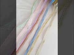 1 সেন্টিমিটার তরঙ্গ প্রান্ত সুতা রিবন ফুলের তোড়া ফুলের টাই বেকিং DIY হস্তনির্মিত ফুলের প্যাকেজিং উপকরণ