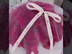 কারখানার সরাসরি বিক্রয় হালকা বিলাসবহুল সিরিজ দ্বি-পার্শ্বযুক্ত সোনার কাগজ ফুলের উপাদান, কোরিয়ান শৈলী