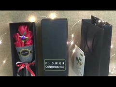 গরম বিক্রয় সৃজনশীল কৃত্রিম ফুল সাবান, 5 গোলাপ ফুলের তোড়া, বান্ধবী জন্মদিনের উপহার কারখানা সরাসরি