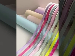 ডাবল সাইড পলিস্টার পোলকা ডট রিবন