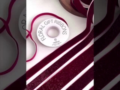 লাল সিরিজের সূক্ষ্ম স্পার্কিং বেসমেট রিবন