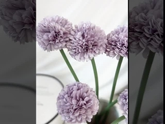 সিমুলেটেড ফুল 6 টুকরা মিনি বল হোম সজ্জা ডাইনিং টেবিল ফুল হোটেল নরম সজ্জা ফুল