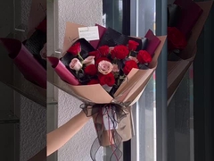 নতুন টাইড পেপার ঘন ম্যাট ফিল্ম ফুলের প্যাকেজিং কাগজ