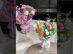 ফুলের উৎসব পাতার টেক্সচার ফুলের প্যাকেজিং কাগজ