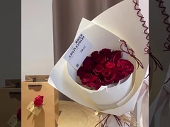 ইন্টারনেট সেলিব্রিটি ব্যালে স্টাইল DIY ফুলের ফুল প্যাকেজিং কাগজ