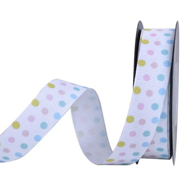 ভালো দাম রঙিন রঙিন রংধনু প্যাকিং উপহার ডাবল মুখের শুভ জন্মদিন স্যাটিন রিবন সজ্জা মুদ্রিত লোগো অনলাইন