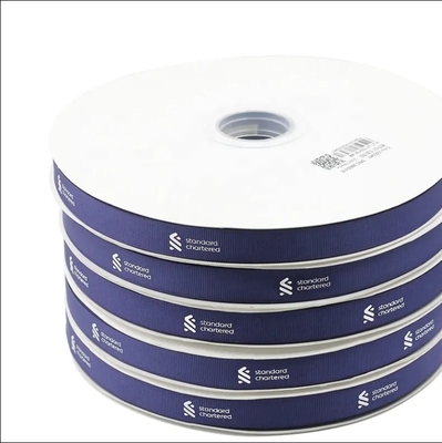 কেনা পলিয়েস্টার কাস্টম লোগো রিবন রোল উপহার মোড়ক উপহার মোড়ক জন্য বিলাসবহুল রিবন দিয়ে সজ্জিত অনলাইনে উৎপাদন