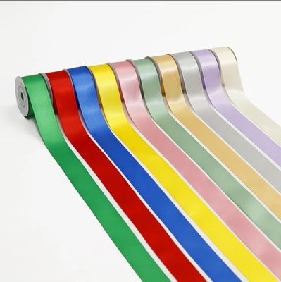 কেনা পলিয়েস্টার সাটিন উপহার মোড়ক রিবন একক এবং ডাবল মুখের জন্য 196 রঙ অনলাইনে উৎপাদন