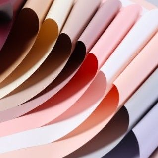 ভালো দাম কোরিয়ান স্টাইলের প্রথম প্রেম ফুলের আবরণ কাগজ শিল্পী জলরোধী ফুলের উপাদান জন্য কঠিন রঙের কাগজ অনলাইন