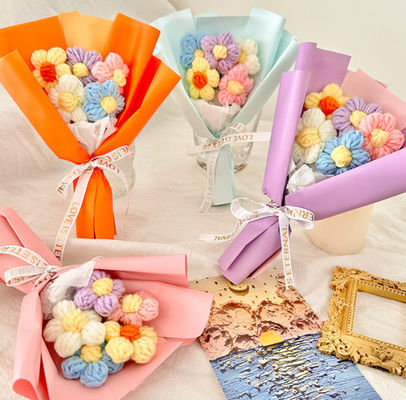 কেনা জন্মদিনের সারপ্রাইজের জন্য হস্তনির্মিত মিনি ইয়ার্ড ফুলের তোড়া অনলাইনে উৎপাদন