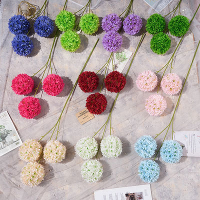 কেনা বিবাহের মেঝে বিন্যাসের জন্য পম্পম সিমুলেশন ফ্যাক্স ফুলের তোড়া, বিবাহের সেটআপের জন্য উচ্চ-শেষ আলংকারিক প্রাকৃতিক দৃশ্য অনলাইনে উৎপাদন