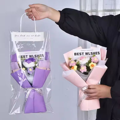 কেনা হস্তনির্মিত ক্রোশেটেড কৃত্রিম ফুলের তোড়া উচ্চ ভ্যালেন্টাইন্স ডে কৃতজ্ঞতাজ্ঞাপন গ্র্যাজুয়েশন মা দিবস ইস্টার ক্রিসমাস নববর্ষ অনলাইনে উৎপাদন