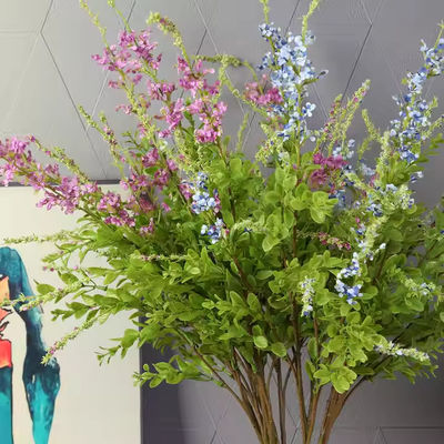 কেনা কৃত্রিম স্যালভিয়া ঘাস ছোট বন্য ফুল সিল্ক স্যালভিয়া ফুলের সাথে নববধূ ফুলের ফুলের সাথে বিবাহের ফুলের ফুলের ফুলের সাথে বিবাহের অভ্যন্তরীণ প্রসাধন উদ্ভিদ অনলাইনে উৎপাদন