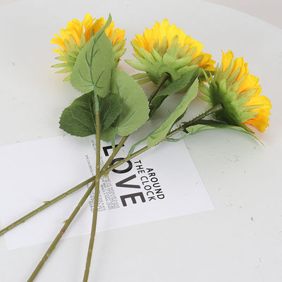 কেনা সূর্যমুখী কৃত্রিম ফুল, সূর্যমুখী ঘর, হোটেলের লিভিং রুমের সজ্জা, ফুলের তোড়া অনলাইনে উৎপাদন