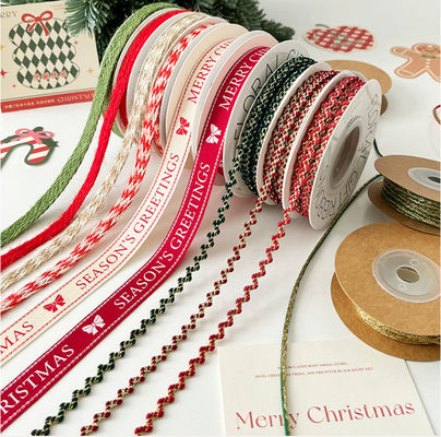 কেনা শীতকালীন তুষার সময় রিবন ফুলের বান্ডেল নম টাই উত্সব পরিবেশ সজ্জা হস্তনির্মিত DIY প্যাকেজিং উপকরণ অনলাইনে উৎপাদন