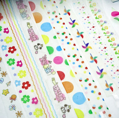 কেনা আন্তর্জাতিক শিশু দিবস কার্টুন জাল ফিতা তাপ স্থানান্তর তুষার ফিতা উপহার হাতের ফিতা ফিতা হস্তনির্মিত উপহার ব্যাগ অনলাইনে উৎপাদন