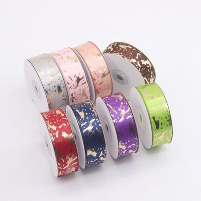 কেনা 2.5cm হট স্ট্যাম্পিং ফিতা উপহারের বাক্স, লাল মার্বেল প্যাটার্নে, DIY পিতৃদিবসের জন্য অনলাইনে উৎপাদন