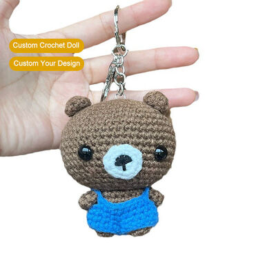 কেনা পাইকারি কাস্টম হস্তনির্মিত crochets প্লাশ খেলনা পশু চরিত্র এনিমে চিত্র পুতুল crochet keychain জন্য গাড়ী হোম সজ্জা অনলাইনে উৎপাদন