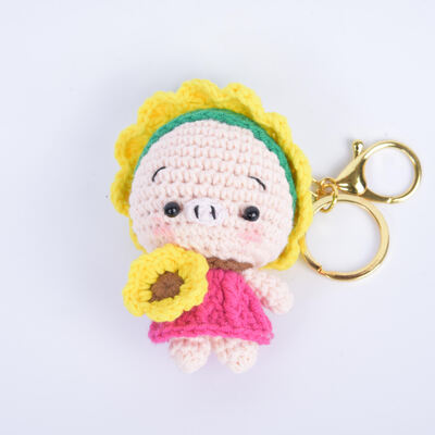 কেনা প্রস্তুতকারক কম দাম হস্তনির্মিত সুতা crocheted প্রাণী খেলনা কীচেইন crochet প্রাণী knitted পুতুল stuffed উপহার crochet পুতুল অনলাইনে উৎপাদন