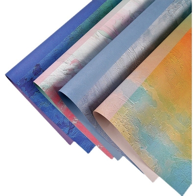 ভালো দাম 70gsm অন্তত ফ্লোরিস্ট মোড়ানো কাগজ CMYK মুদ্রিত অনলাইন