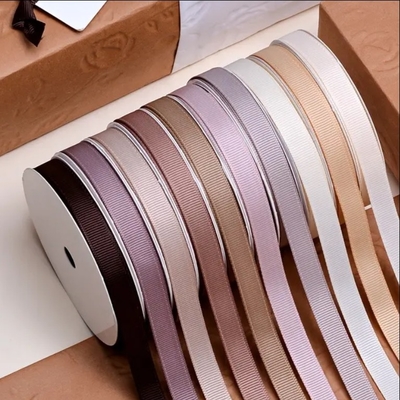 ভালো দাম Yama রিবন স্টক ক্লাসিক হালকা বাদামী চকোলেট grosgrain রিবন রোল উপহার বক্স warp জন্য অনলাইন