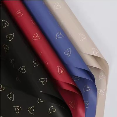 ভালো দাম 20PCS ভালবাসা হৃদয় জলরোধী কাগজ মুদ্রণ ফুলের মোড়ানো কাগজ অনলাইন