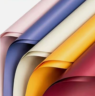 ভালো দাম পাইকারি কাস্টম ডিজাইন বিশুদ্ধ রঙের গোলাপী উপহার প্যাকেজিং ফুলের তোড়া জন্য প্যাকেজিং কাগজ অনলাইন