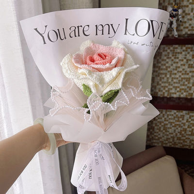 ভালো দাম ফুলের তোড়া উপকরণ DIY ক্রাফ্ট কিট বুনন পিল গোলাপের জন্য অনলাইন