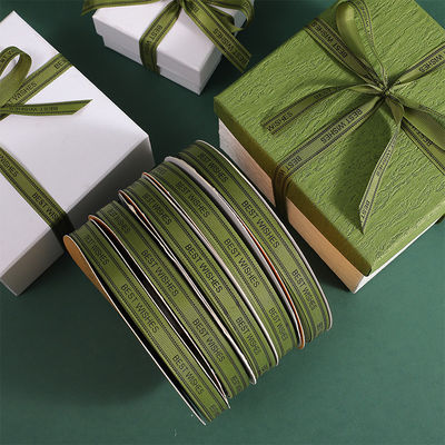 ভালো দাম সামরিক সবুজ উপহার প্যাকেজিং লিন্ড চিঠি লিন্ড উপহার বাক্স লিন্ড ফুল বেকিং স্ট্র্যাপ 1.5cm লিন্ড পাইকারি অনলাইন