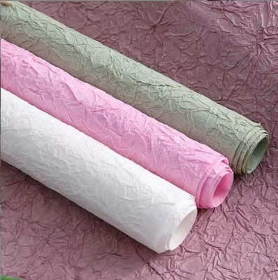 ভালো দাম অনেক রঙের DIY ভাঁজ করা ফুলের মোড়ক কাগজ হাতে তৈরি পাথরের টেক্সচারের ভেতরের আস্তরণের কাগজ, যা ভালোবাসা দিবসের জন্য উপযুক্ত অনলাইন