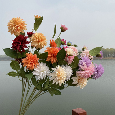 সিমুলেটেড স্প্ল্যান্ডেন্ড ফুলের তোড়া, জাল ফুল, কৃত্রিম ফুলের সজ্জা, বিবাহের ফুলের সাজসজ্জার উদ্ভিদ